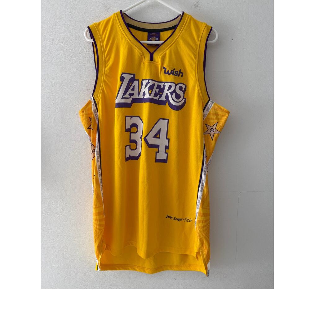 Los Angeles Lakers Shaquille O'Neal Links Marketing Group Jersey NBA Tank XL